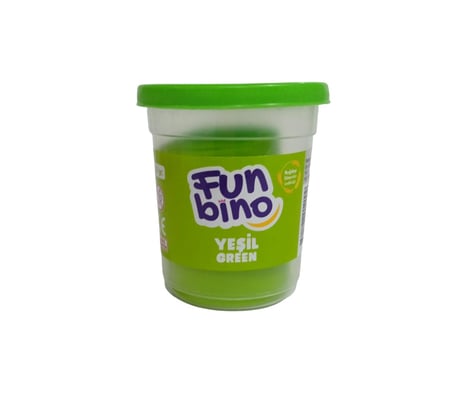 Funbino Tek Renk Oyun Hamuru Yeşil 115 Gr F105